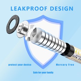 HoootCell A27 Battery, 27A 12V Alkaline Batteries Long-Lasting 12 Volt A27 Battery for Doorbells and Remotes 5 Pack