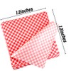 Hslife 100 Sheets Checkered Dry Waxed Deli Paper Sheets, Paper
