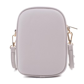 Mali+Lili, Josie Triple Zip Crossbody Bag, Light Grey