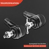 Frankberg 2 x Tie Rod End Front Axle Compatible with