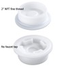 5PCS Bung Cap 2” Poly Plug with Gasket, Poly Buttress