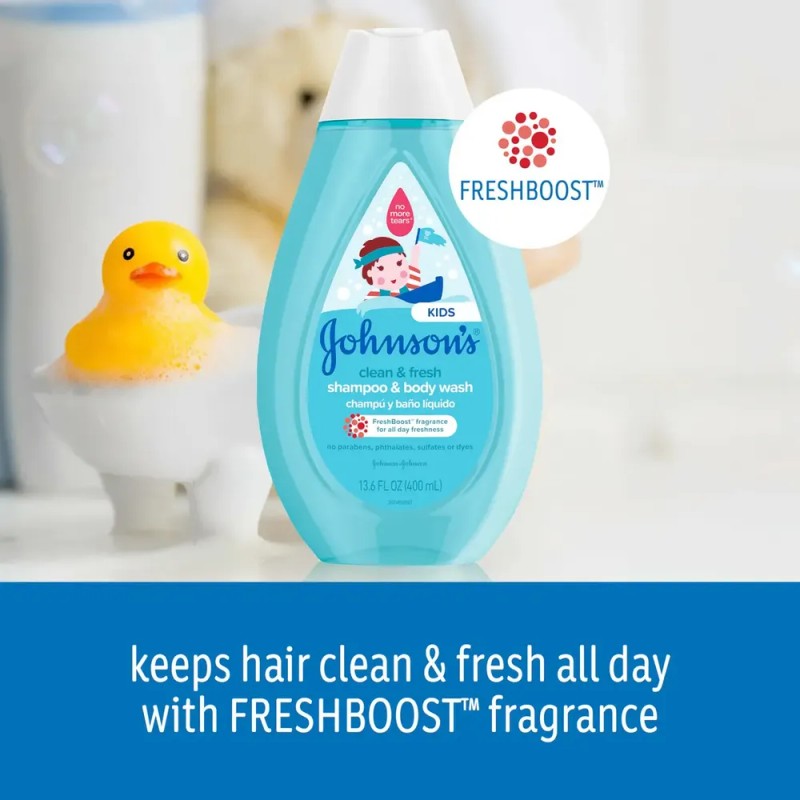Shampoo Y Gel De Baño Para Niños Johnson's Kids Clean