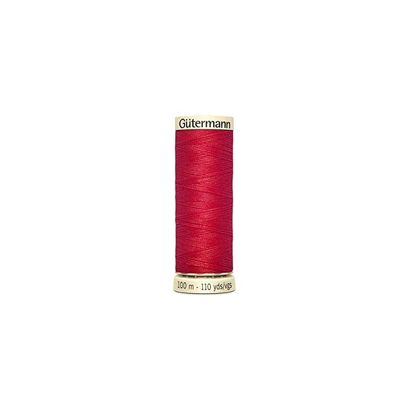 Gutermann Sew All Polyester Thread, True Red 0365, 100 m