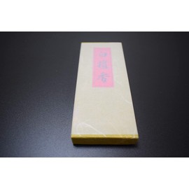 Awaji Baikaundo Incense, Sandalwood Flat Box, 1.1 oz (30 g), Natural Sandalwood Incense (Biakun), Offering, Hojiho Memorial Service, New Year's Day Gift, #602