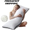 DOWNCOOL Quilted Memory Foam Body Pillow - Large Full Body