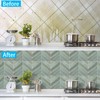 AllDecoo Peel and Stick Backsplash for Kitchen,New Upgrade Herringbone Premium