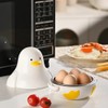 Microwave Egg Boiler Duck Shape 4 Egg Capacity Microwave Egg