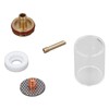 1 Set 5Pcs TIG Welding Torch Glass Cup Electrode Clamp