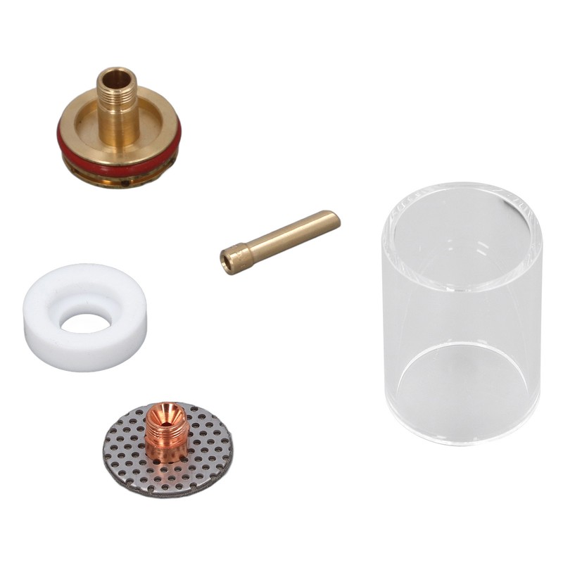 1 Set 5Pcs TIG Welding Torch Glass Cup Electrode Clamp