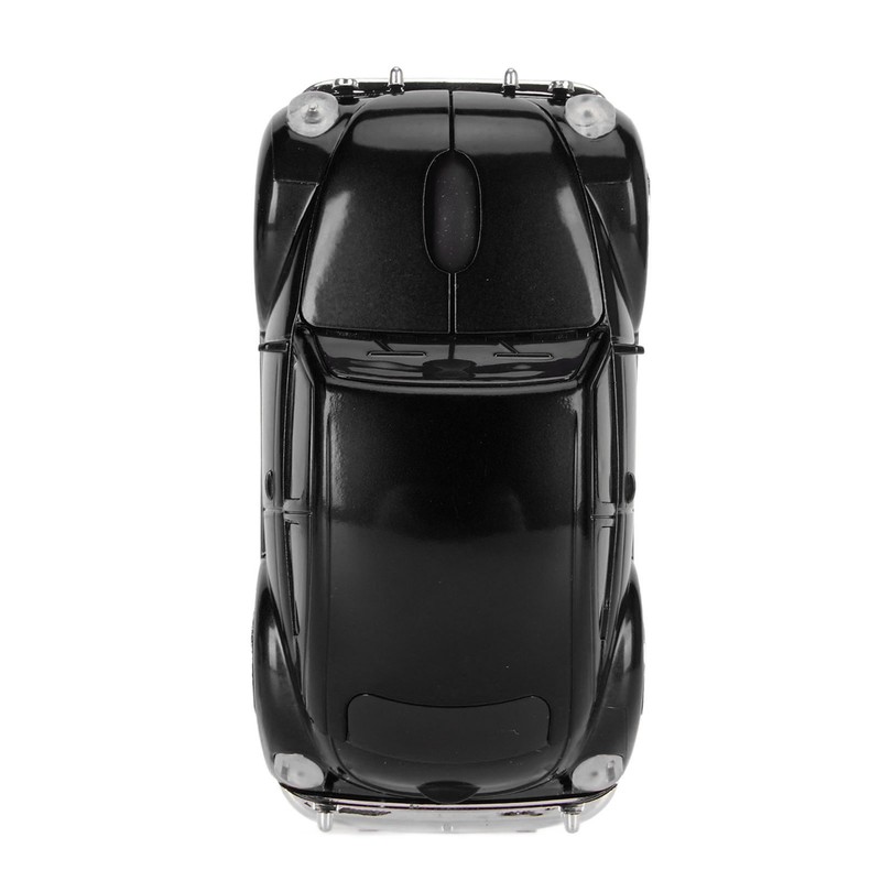 Wireless Mouse Red Sports Car Style 2.4GHz USB Receiver 1600DPI