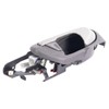 TRQ Left Interior Door Handle Gray Housing with Silver Lever