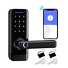 GEKRONE Smart Front Door Lock with Lever Handle, Keyless Entry