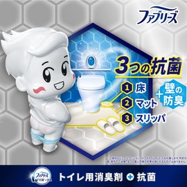 Febreze Air Freshener + Antibacterial W Deodorizer for Toilet, Natural Mountain Air, 0.2 fl oz (6 ml)