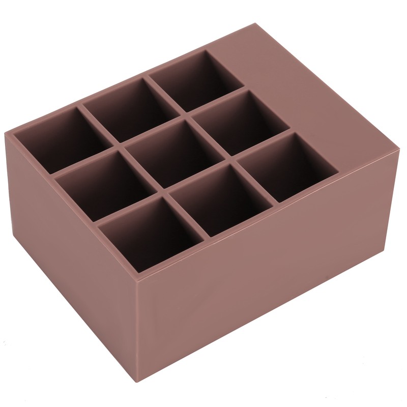 Lipstick Holder Cosmetic Makeup Desk Lipstick Display Stand Organizer Storage
