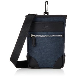Golden Bear GBMH0DE1 Men's Shoulder Bag, Crossbody Crossbody Shoulder Bag, Carabiner Included, Scissor Case, Japanese Domestic Inspection, navy