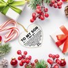 Son Gift from Mom Christmas Ornament, Christmas Ornament for Son
