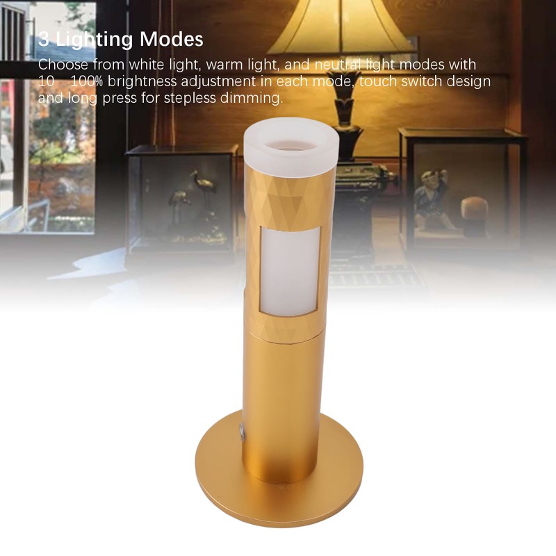 Vase Table Lamp Battery Powered USB Rechargeable Cordless Dimmable Flower