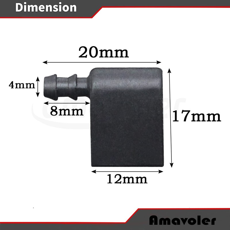 Amavoler Windshield Washer Nozzle Aftermarket Replacement Accessory Fit for Benz