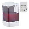 Relaxdays Wall Soap Dispenser, 1000 ml, Refillable, Bathroom & Kitchen