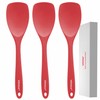 Upgrade Silicone Spatula Spoon Set,VOVOLY Heat Resistant Rubber Spoonula, Seamless