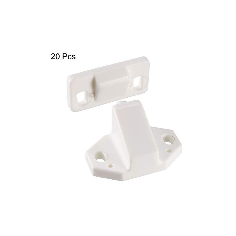 uxcell Furniture Cabinet Closet Door Roller Catch with ABS Roller