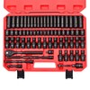 SONIGEKO Socket Set 3/8" Impact Socket Set,67-Piece Metric and Sae