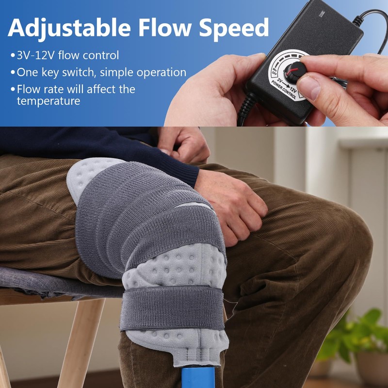 Veanvoky Cold Therapy Machine - Large Ice Cryo Cuff -