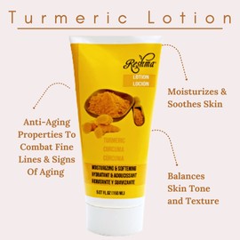 Reshma Beauty Turmeric Gold Skincare Set| Turmeric Face Wash, Turmeric Scrub and Turmeric Lotion | Brightening and Hydrating for All Skin Types | Deep Cleansing and Purifying | Cruelty Free