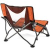 Cascade Mountain Tech Camping Chair - Low Profile Polyester Folding