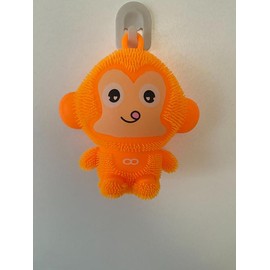 SUPER ANTI-STRESS,GLOWING FOUR-COLOR PLAYFUL MONKEY - Color: PINK