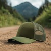 Falari Trucker Hat Baseball Cap Structured Plain Design 6 Panel,