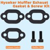 Hyceker Muffler Exhaust Gasket & Screw Kit for Husqvarna 435