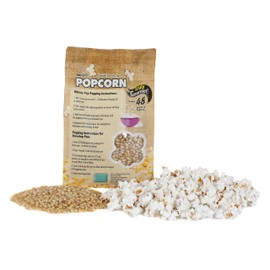 Wabash Valley Farms Popcorn Kernels - Hull-Less Baby White Popcorn Kernels, Gourmet Popcorn Kernels for Popcorn Maker, White Popcorn Kernels for Popping, Non-GMO Popcorn Seeds, Popping Corn (2 lb)