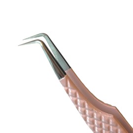 Linny Lashes Professional Eyelash Tweezers for Eyelash Extension, High Quality Tweezers for Volume and Classic Eyelashes (L Tweezer)