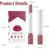 4 PCS Labiales, Balsamo Labial, Labial Hidratante, Mate Lápiz Labial,