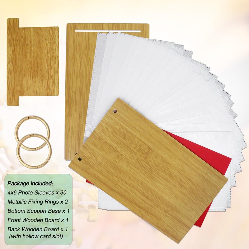 ZEEYUAN 4x6 Photo Frame Flip Photo Album 60 Pockets