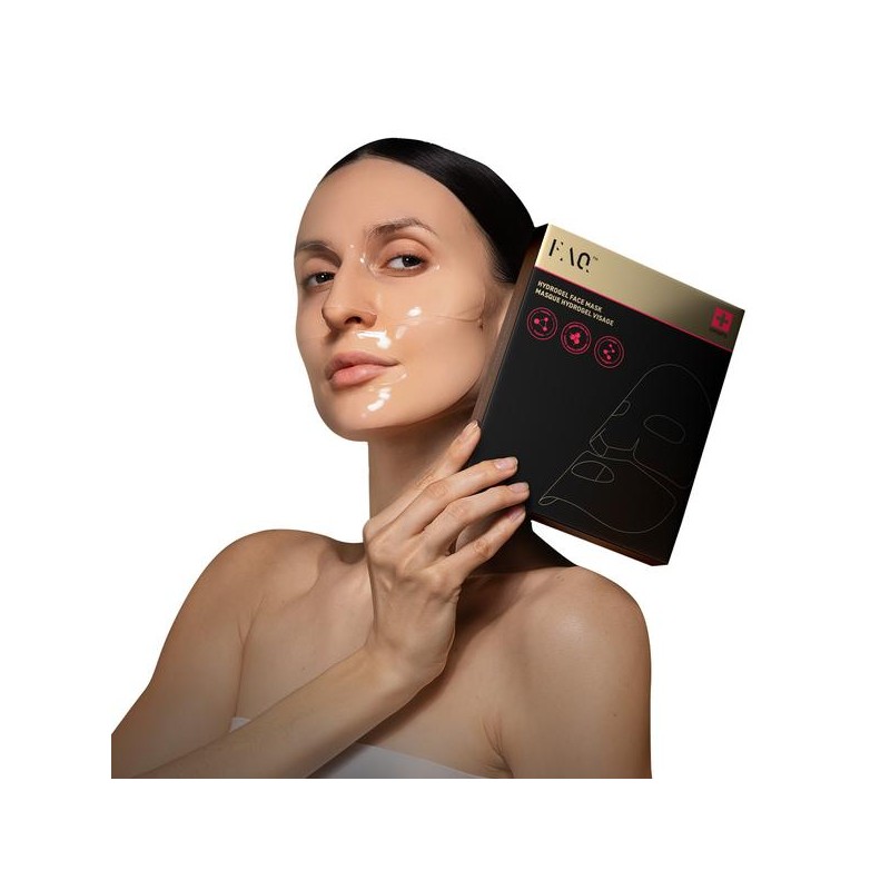 FOREO FAQ Glass Skin Collagen Hydrogel Face Mask 5 Pack