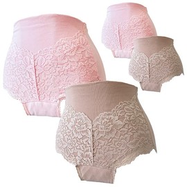 [Set of 4 2 Colors] Incontinence Pants, Women's, Urinary Leaking Fabric, 3-Layer Construction, Urinary Leak Pants, Water Absorbing Shorts, Women's Shorts, More, Smell Safe (5L, Pink/Mocha) [RYO...]