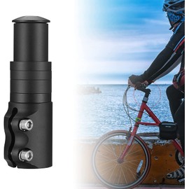 PIQIUQIU Bicycle Stem Riser Bicycle Fork Stem Extender Aluminium for Cycling Bike Stem Extender for 28.6 mm 1 1/8 Inch Mountain Bike Road Bike MTB