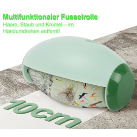 Pet Hair Remover, Pack of 2 Washable Portable Stickers, Portable Pet Hair Remover, Lint Roller, Reusable Gel Lint Roller for Pet Hair, Clothes