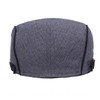 HNJKJEU Peaked Caps for Men Flat Cap Adjustable Cotton Flat