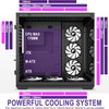 FOIFKIN PC Case - Pre-Installed 6 PWM ARGB Fan, ATX