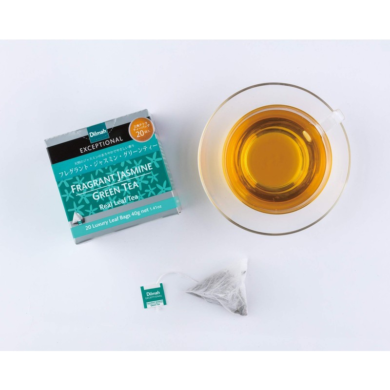 Dilmah Exceptional Frangrant Jasmine Green Tea, 40 Grams