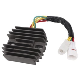 Motorcycle Voltage Regulator, Aluminium Alloy Voltage Regulator Rectifier 12V Regulator Rectifier for Su-zuki HAYABUSA GSX1300R 2008‑2011