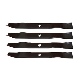 Set of 4 Replacement Blade 134149 – 21" Lawn Mower Deck Blade, 5-Point Star – Compatible with Craftsman 42" Riding Mower
