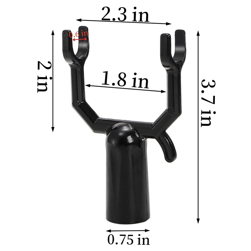 Coloch 20 Pack Metal Tree Branch Support, Y-Shape Tree Crutch
