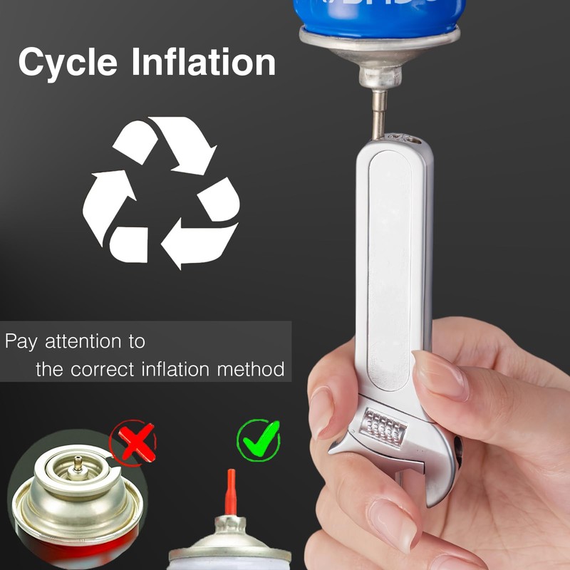 ZIPBICUK Creative Novel Tool Shape Lighter, Unique Cool Soft Flame,