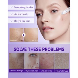 Skin Care Facial Serums Set-30Pcs Disposable Portable Anti-aging Face Serum Tubes,Travel Size Mini Vials Moisturizing Skincare Face Serum, Women's Day Skincare Products Gift Kit for Mom Women Girl