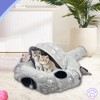 OUHOU Cat Tunnel Bed, Cat Tunnels for Indoor Cats, Cat