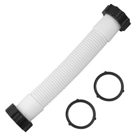 11388 Pool Sand Filter Pump Hose, 14 Inch Interconnecting Hose for Intex Sand Filter & Saltwater Systems, 1.5" Diameter Leakproof Replacement for Above Ground Pumps